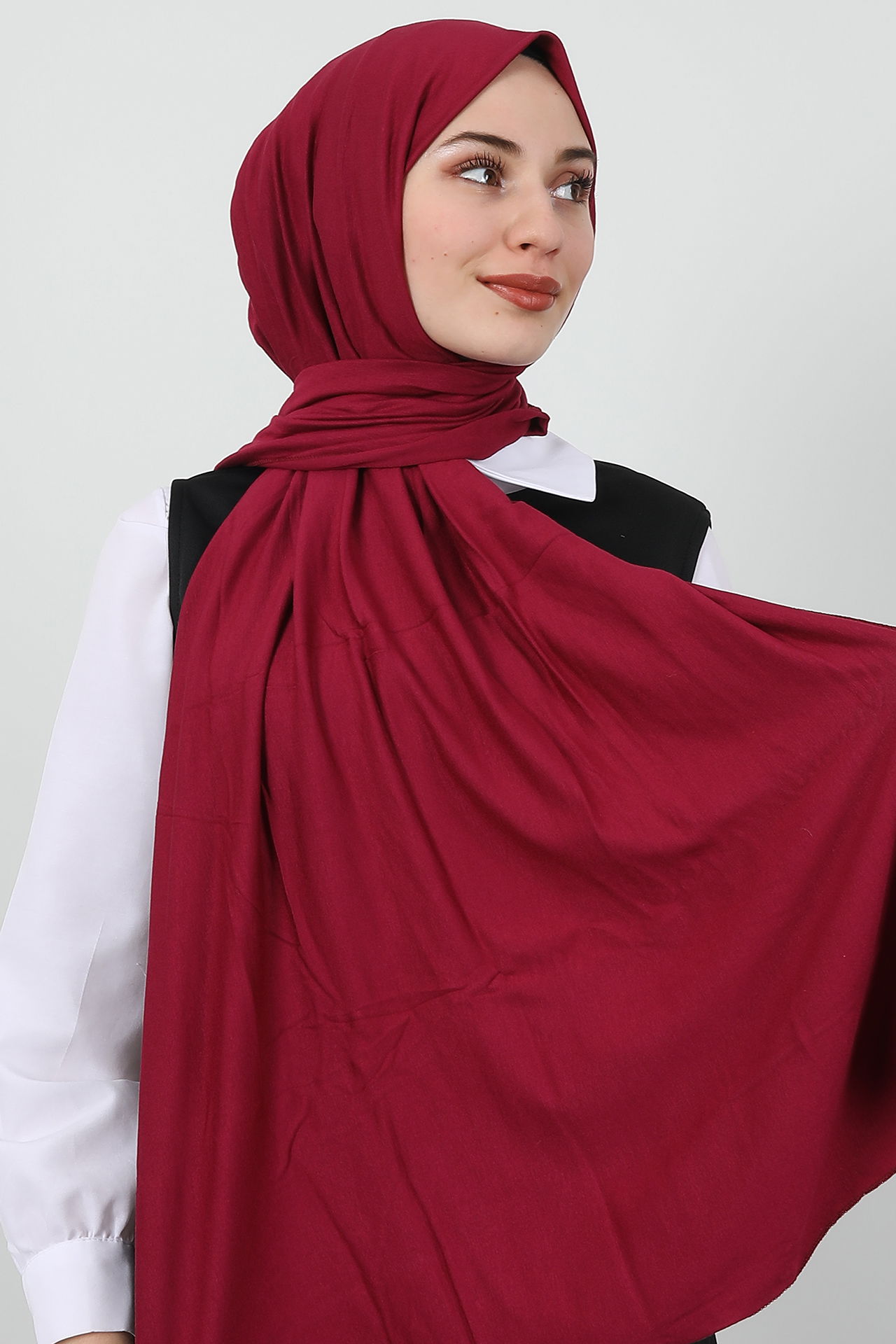 Penye Şal Fuşya 