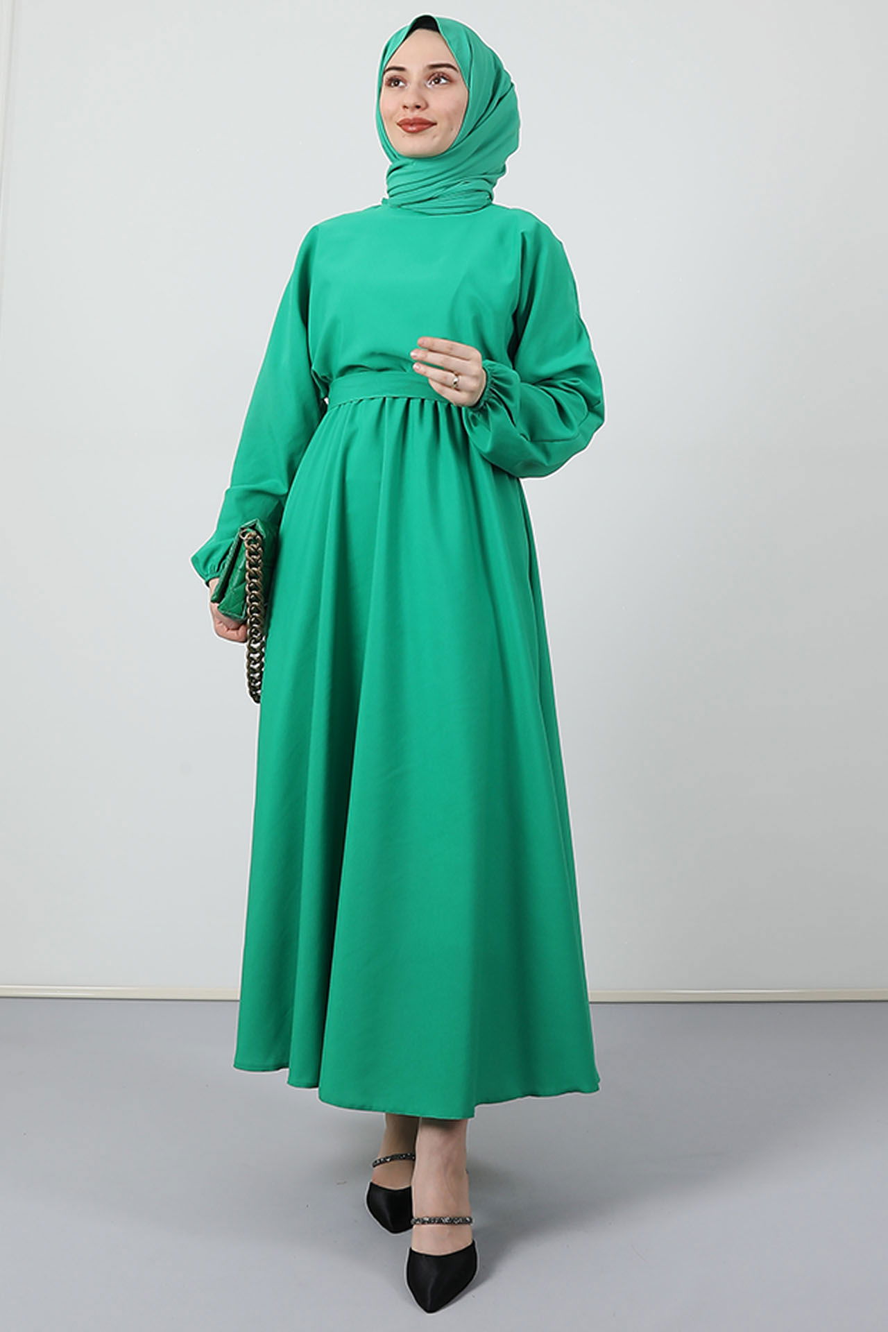 Efil Tesettür Elbise Benetton 