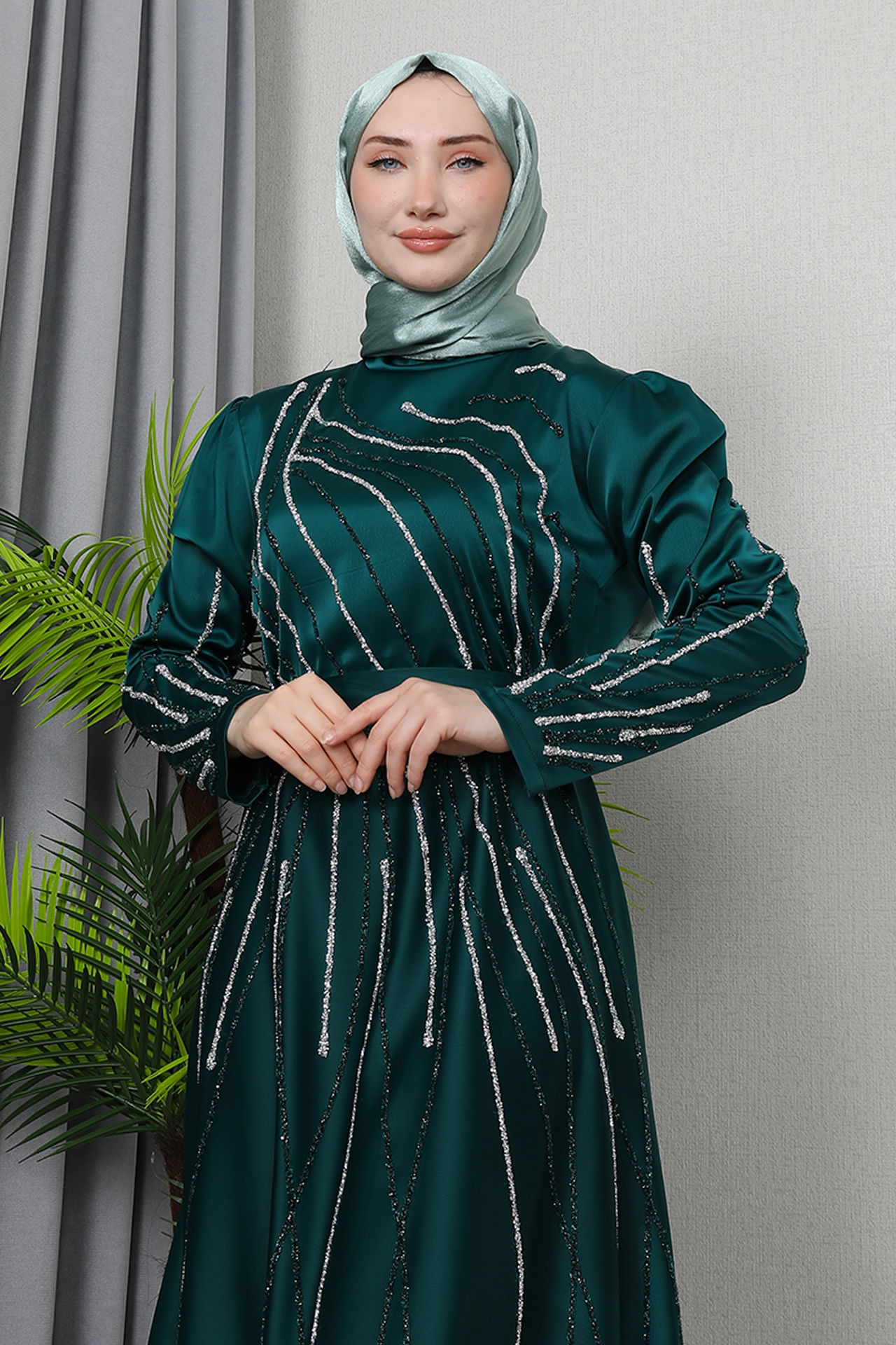 Efsa Saten Abiye Zümrüt - 5