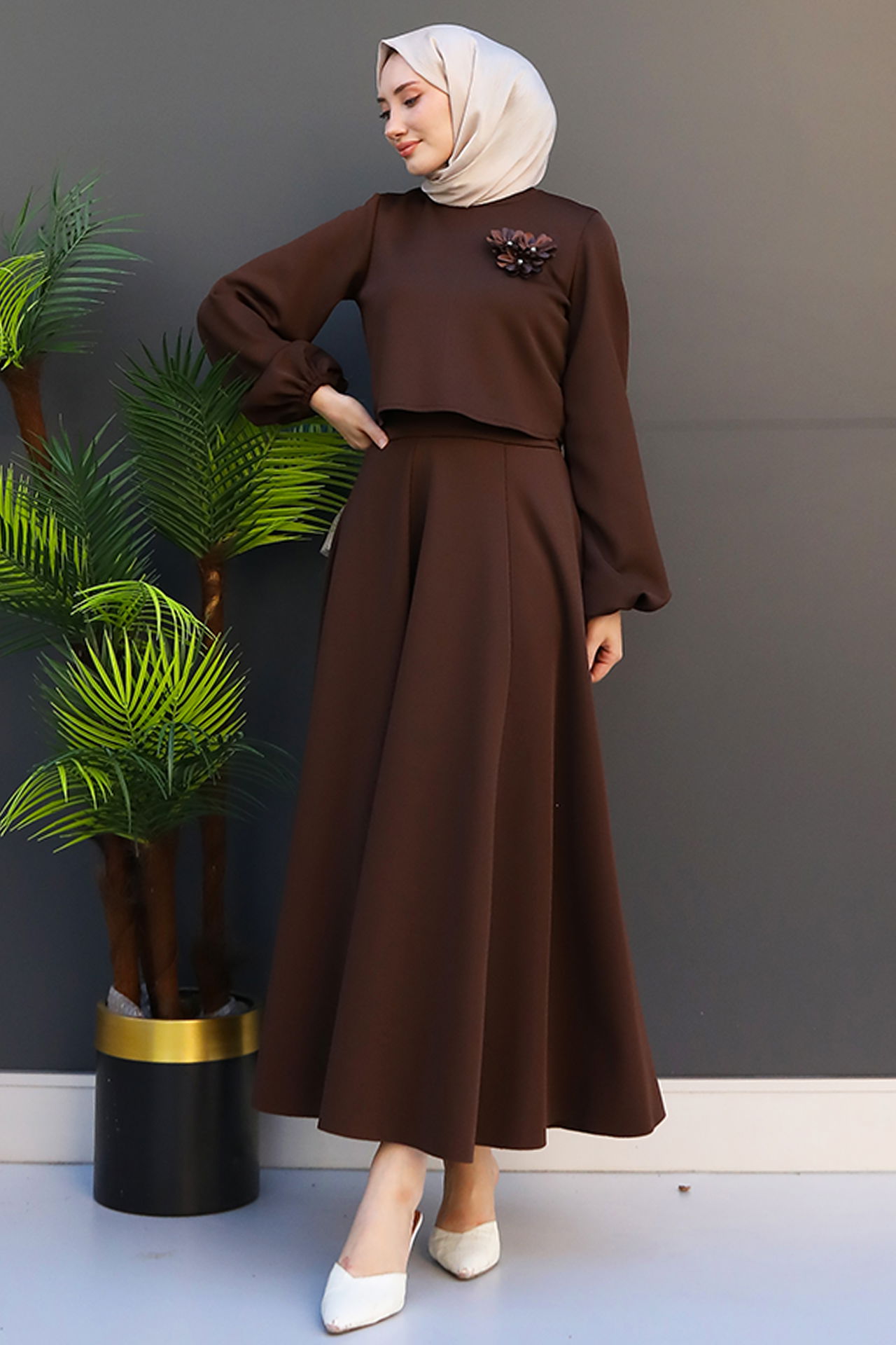 Prenses Skuba Takım Acı Kahve - 2