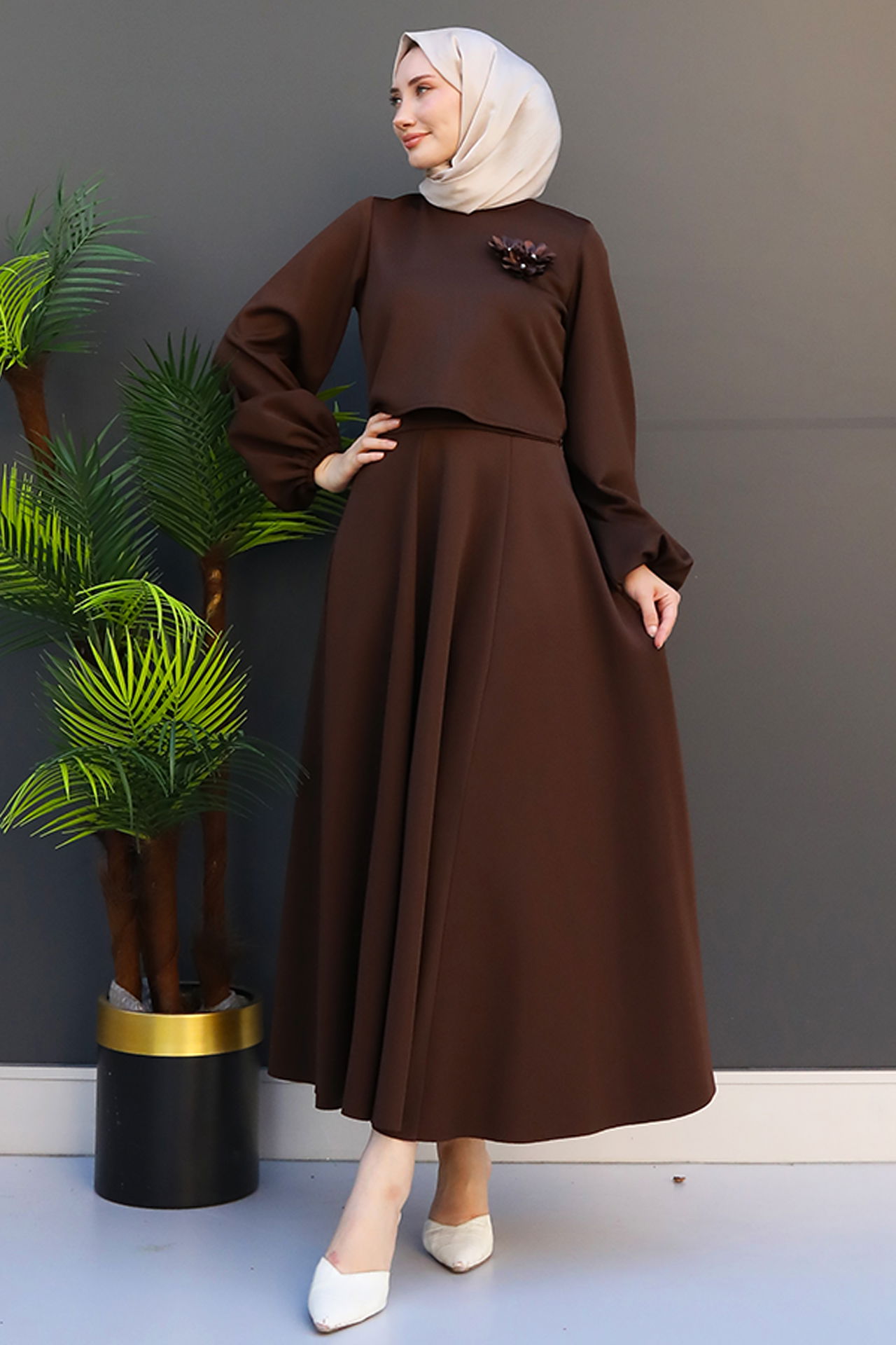 Prenses Skuba Takım Acı Kahve - 3
