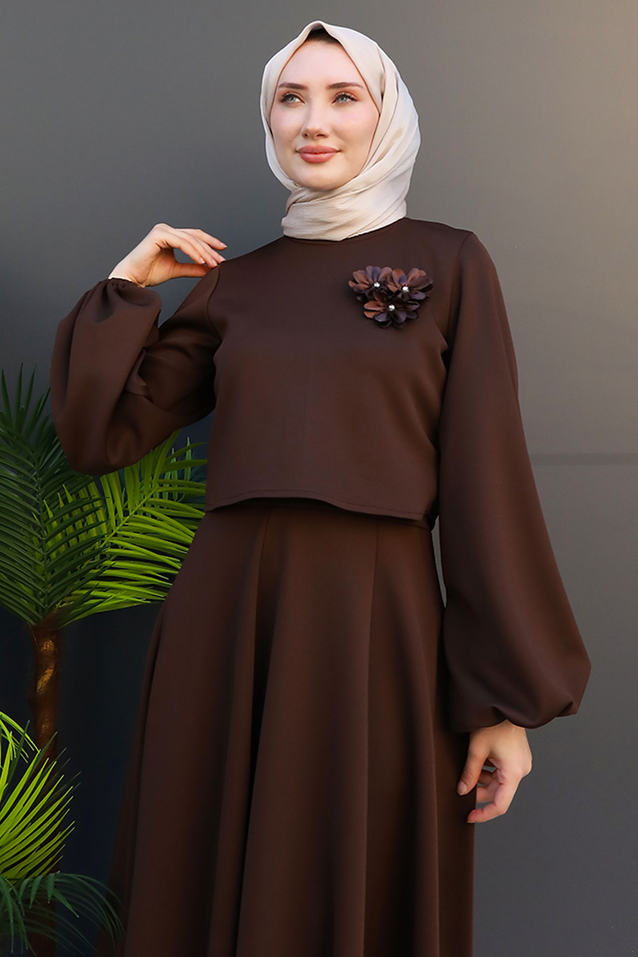 Prenses Skuba Takım Acı Kahve - 5