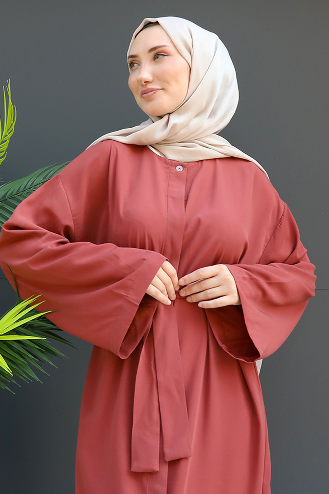 Mercan Tesettür Ferace Mercan - 5