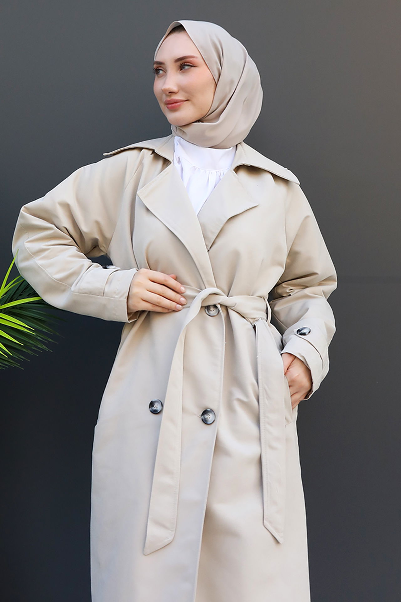 Selvi Kuşaklı Trenç Taş - 5