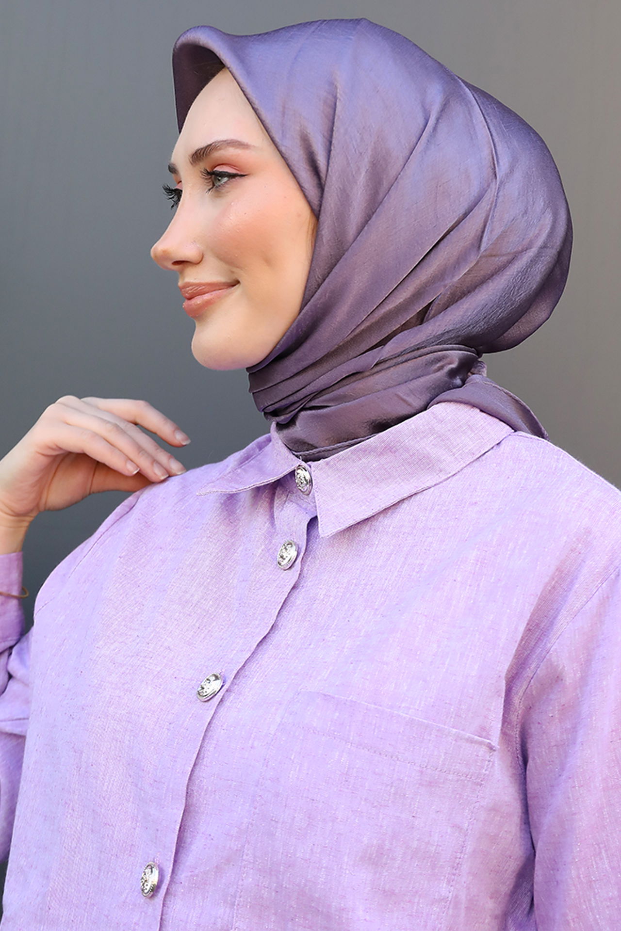 Janjan Eşarp Soft Lila - 3